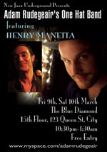 Henry Manetta Past Gigs Poster