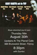 Henry Manetta and the Trip  Past Gigs Poster